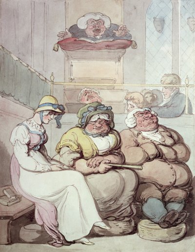 Eine schläfrige Gemeinde von Thomas Rowlandson